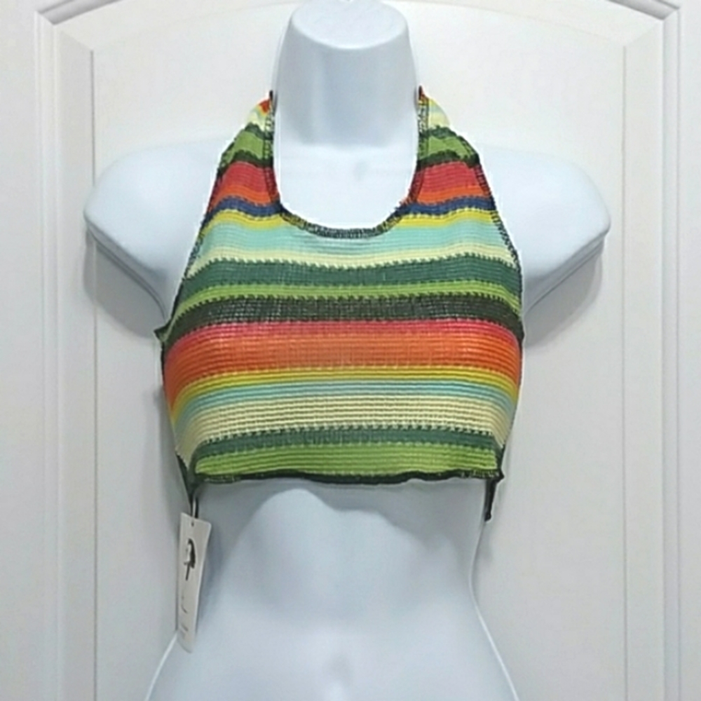 *5/$20* Multicolor Sheer Halter Top